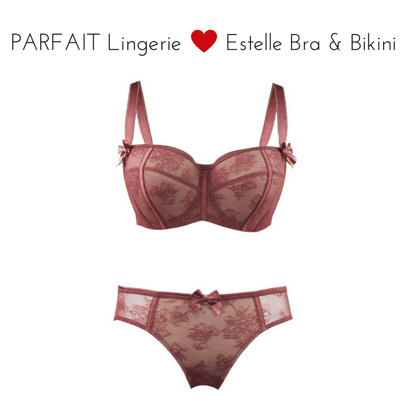 parfait estelle p52312 p5233 bra bikini merlot set