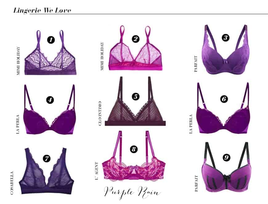 Lingerie We Love Shades Of Purple Bras Blog