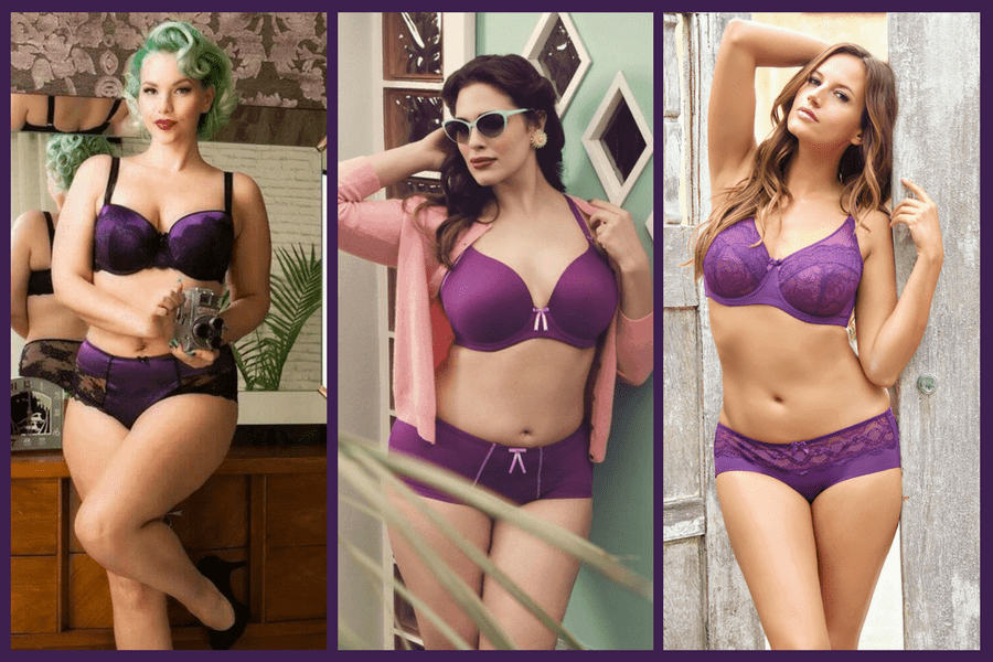 shades of purple bras