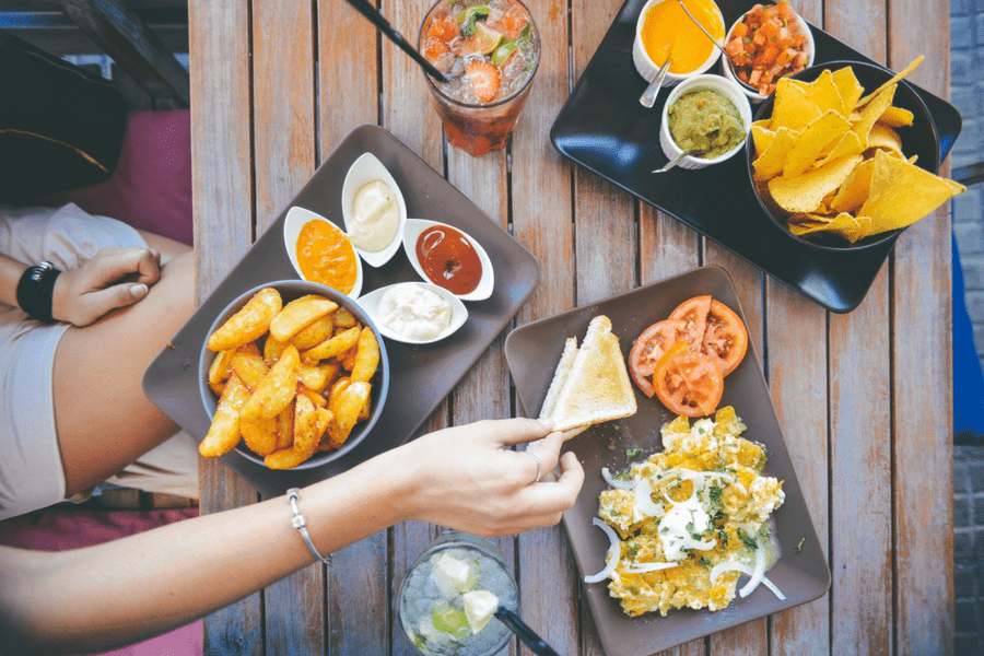 eat at a restaurant alone