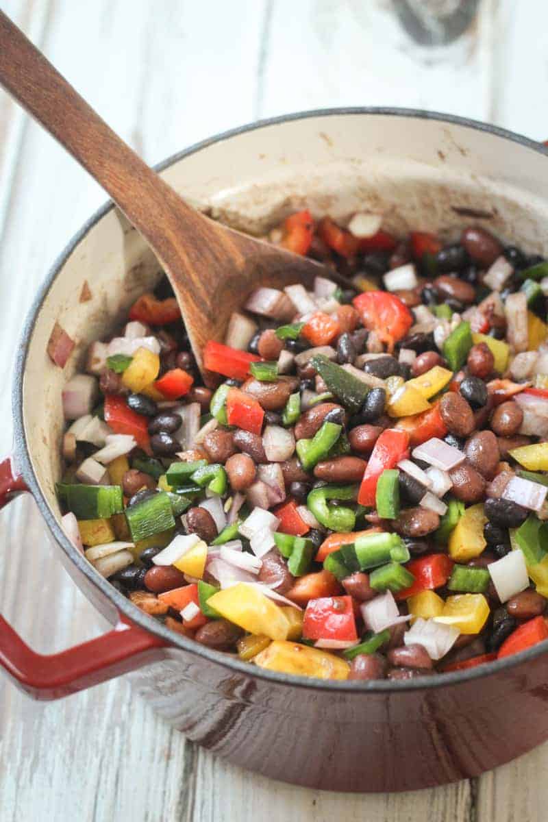 mexican three bean and three pepper salad the wanderlust kitchen - 14 Easy Meals For 2 On A Budget