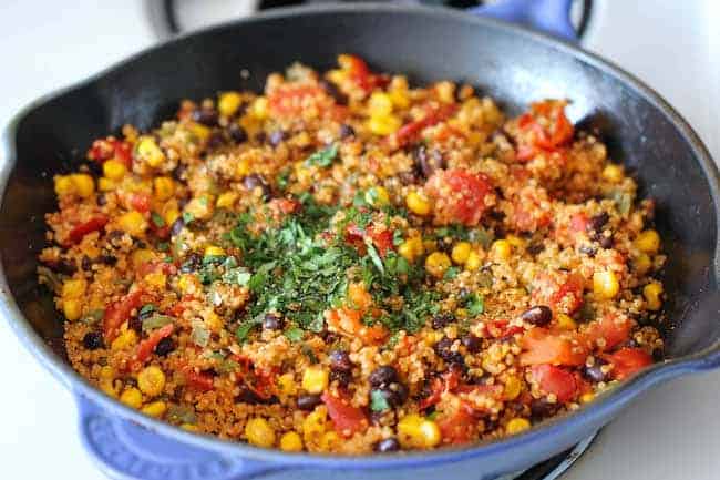 one pan mexican quinoa damn delicious - 14 Easy Meals For 2 On A Budget