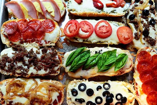 french bread pizzas the pioneer woman cooks - 14 Easy Meals For 2 On A Budget