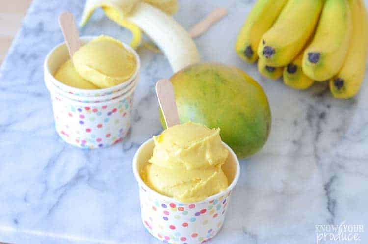 creamy mango ice cream - 8 Healthy Snacks Your Kids Will Love