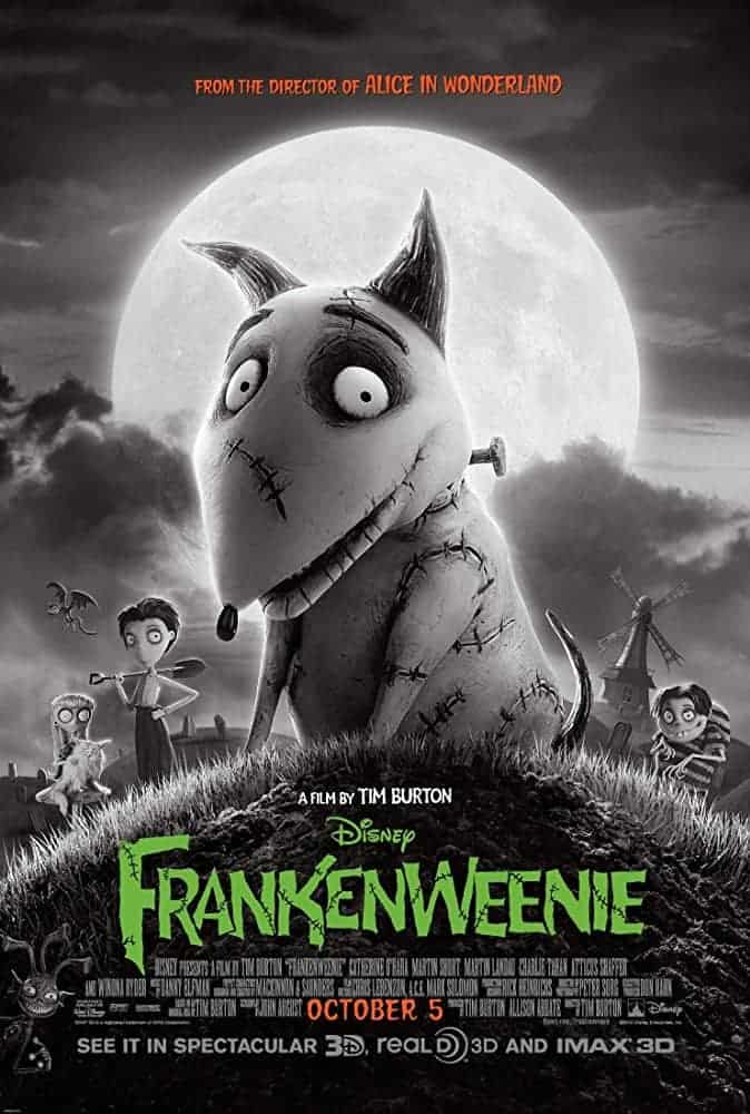 frankenweenie - Don’t Get Spooked: 8 Family-Friendly Halloween Movies