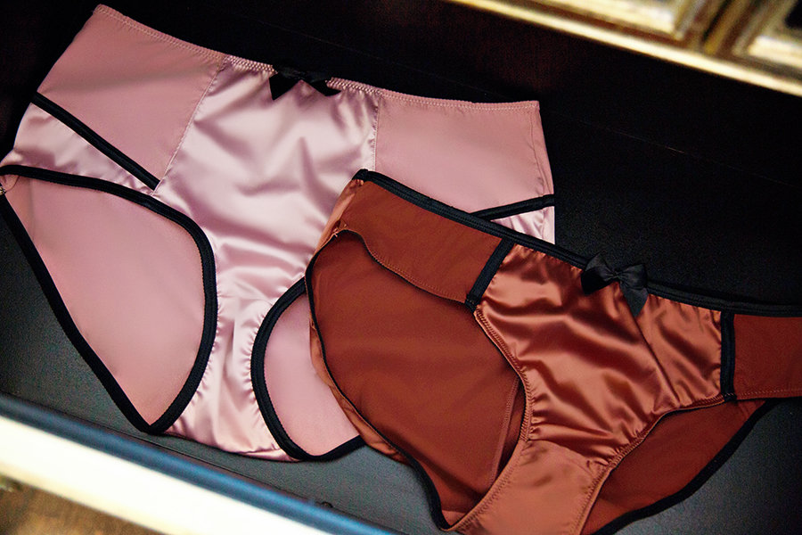 organize lingerie drawer