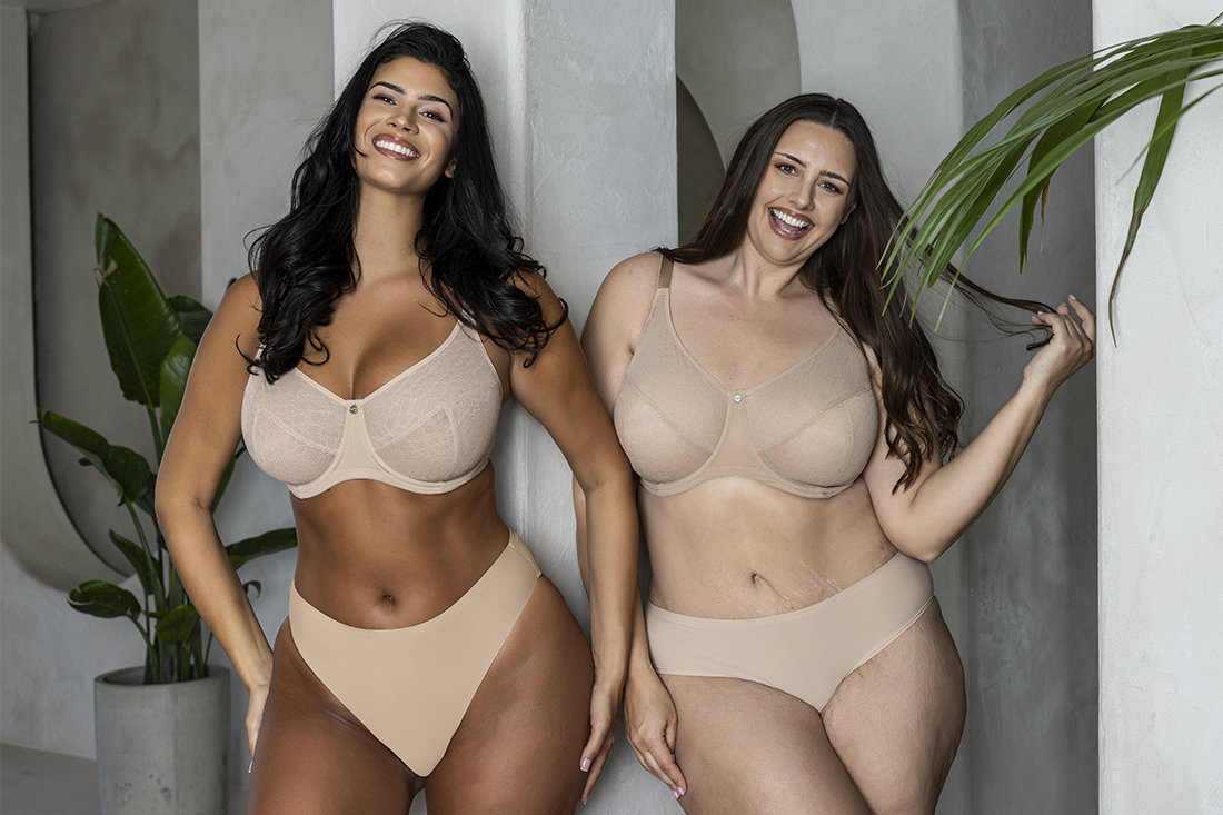 ENORA P5272 - Extended Cup Size Bras With Real Color Selection — Not Just Beige and Black
